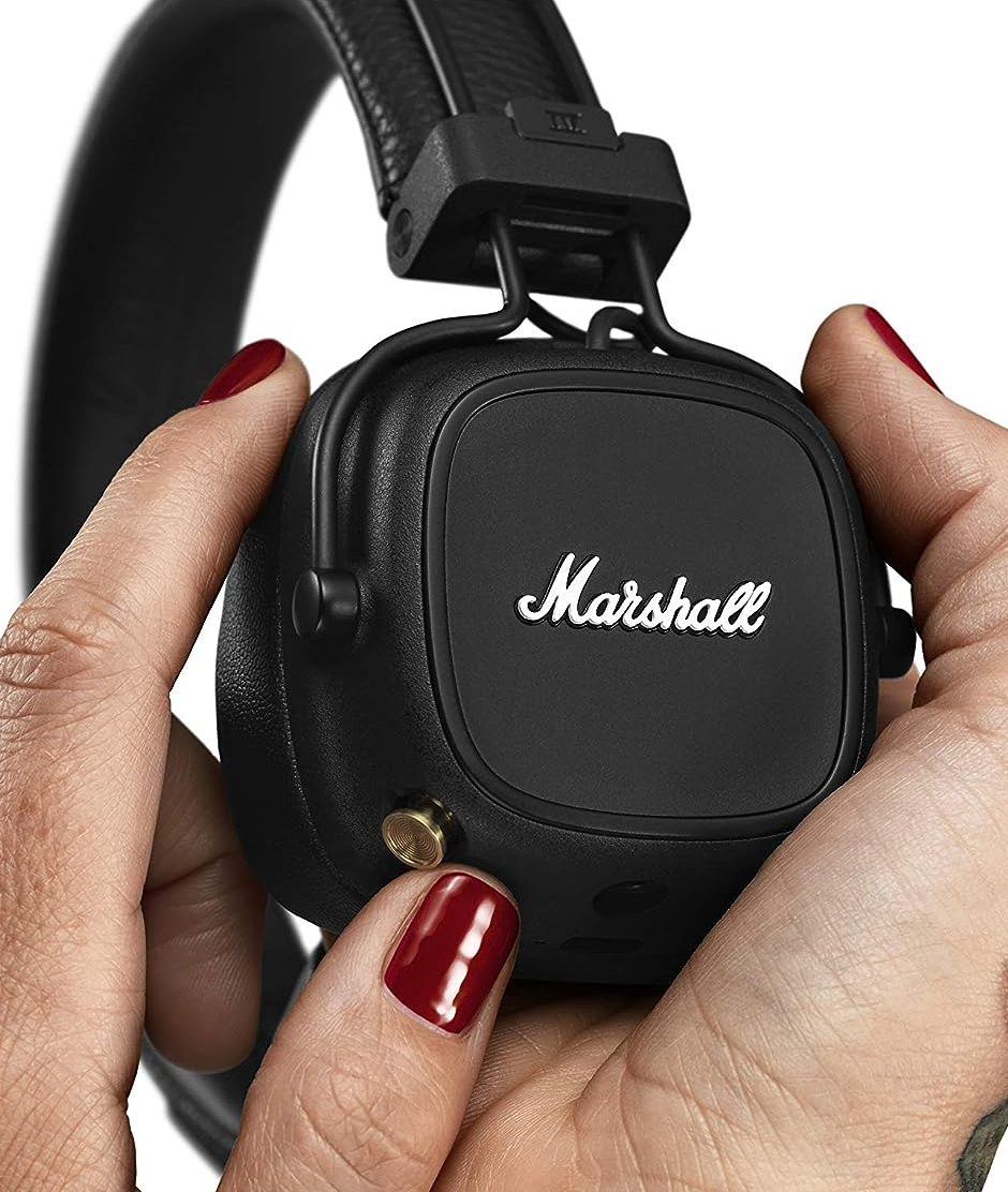 Marshall Major IV In-Ear Bluetooth Headphone, Negro auriculares para móvil Marshall