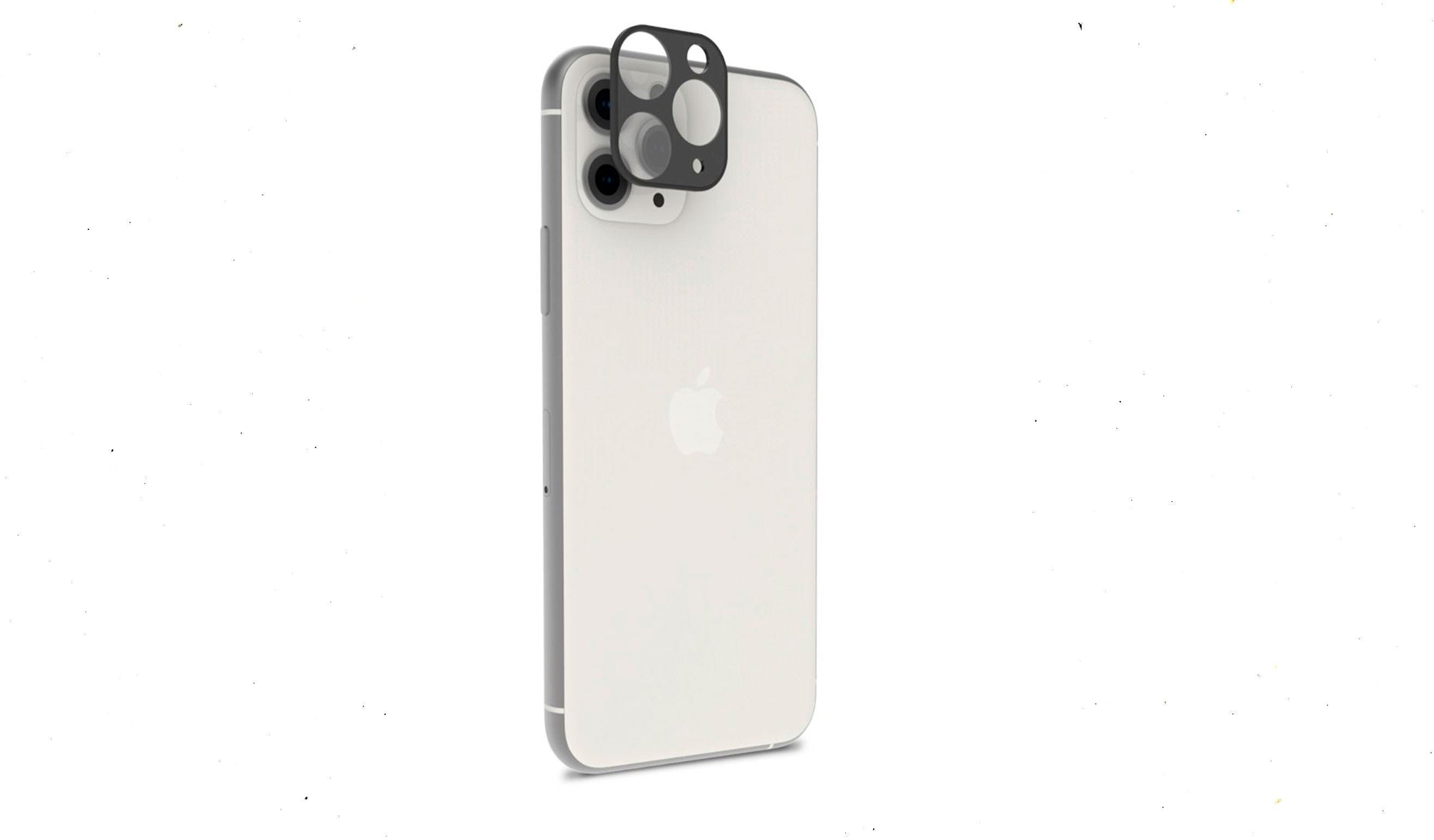 Vidrio trasero compatible con el iPhone 11 y 12 con adhesivo - white