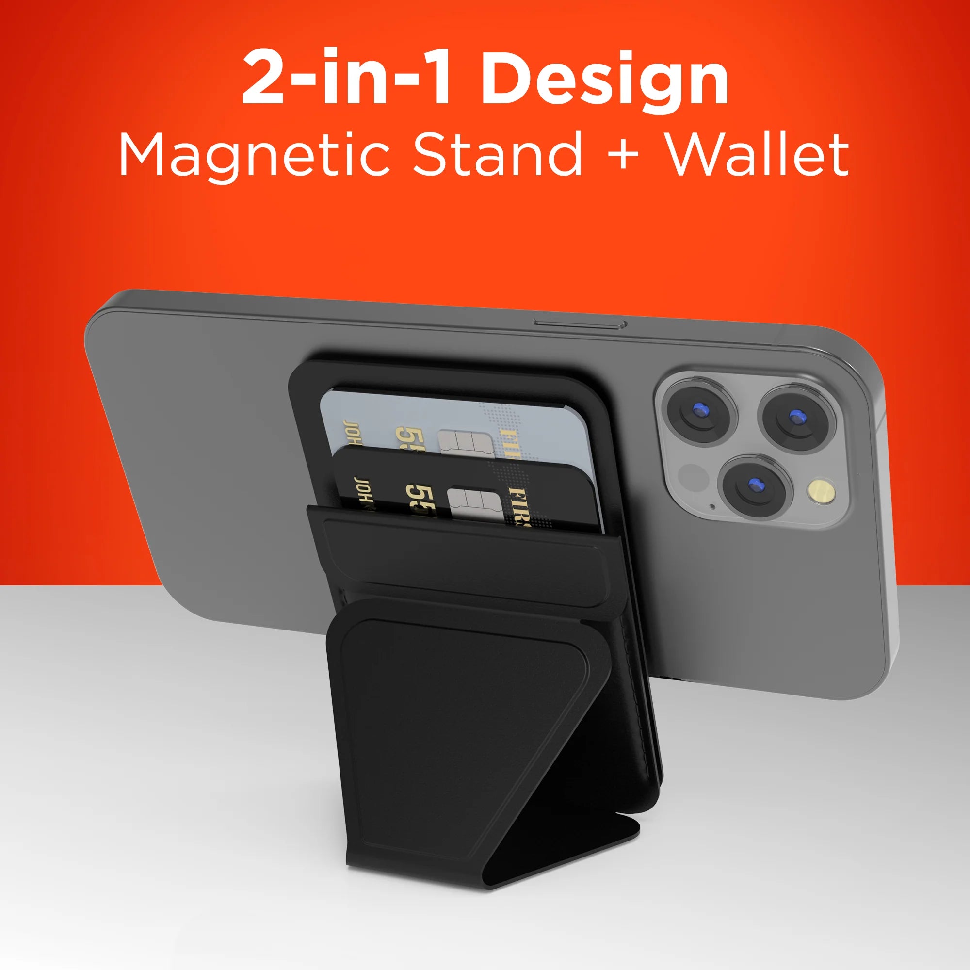 HyperGear MagFold Stand + Wallet for MagSafe BLACK hypergear