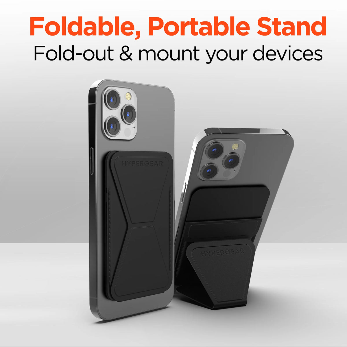 HyperGear MagFold Stand + Wallet for MagSafe BLACK hypergear
