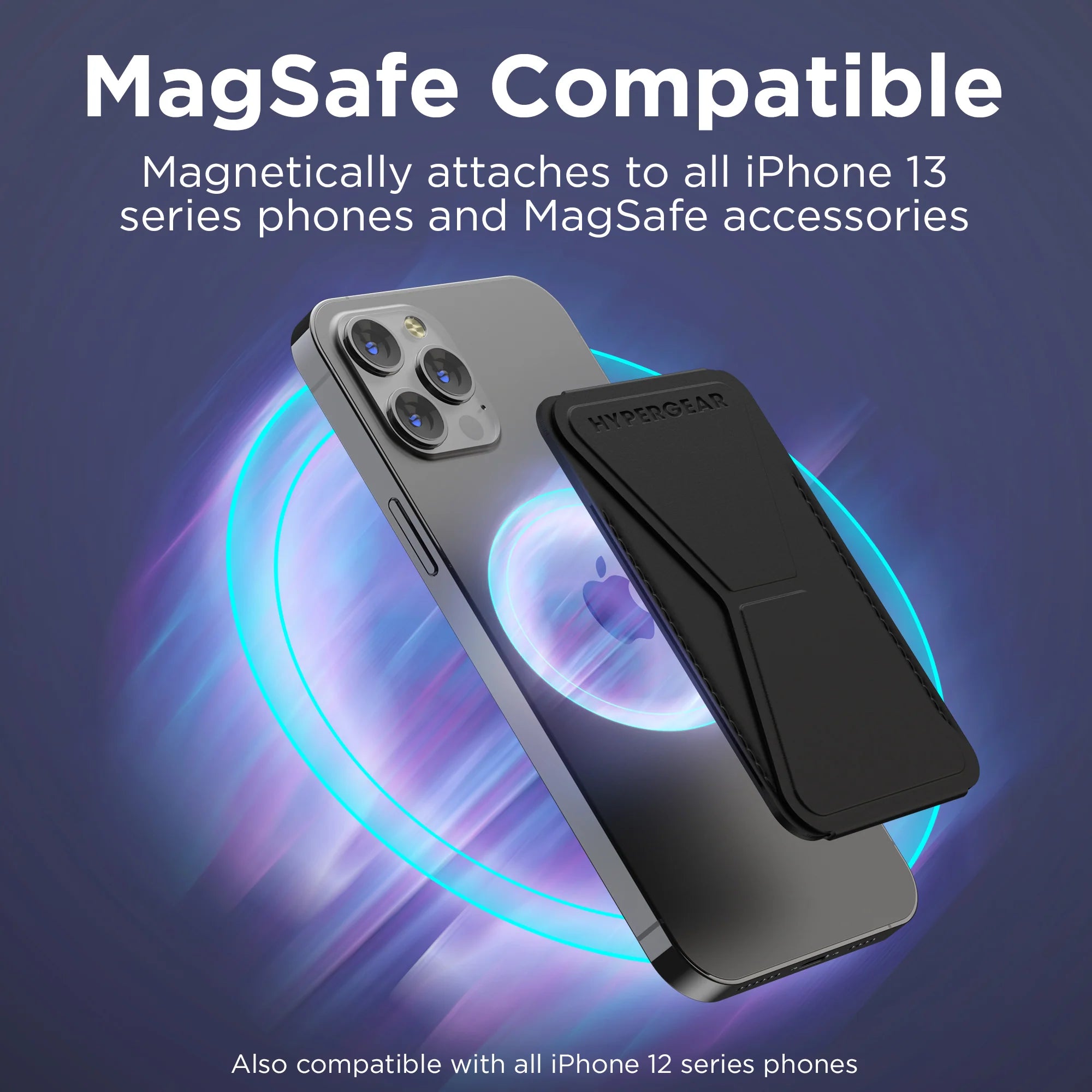 HyperGear MagFold Stand + Wallet for MagSafe BLACK hypergear