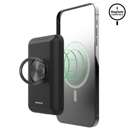 Hypergear 5000mAh Magnetic Wireless Power Bank Black hypergear