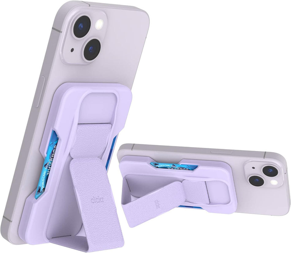 CLCKR Phone Holder & Wallet for MagSafe - Morado Clckr