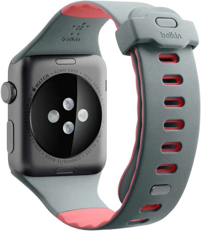 Belkin - Banda de repuesto de Smartwatch para Apple Watch 42 mm, Rosado/Negro Belkin