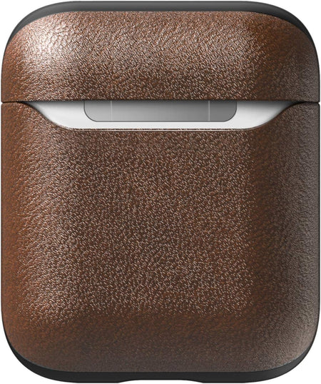 Nomad Funda para Airpods | Cuero rústico marrón Horween Nomad
