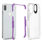 Estuche para iPhone XS Max - Airium Bumper Sturdy Candy Skin Cover - Clear/Purple Airium