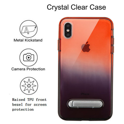 Estuche Para iPhone XS Max - Airium Hybrid - Rojo / Negro Airium