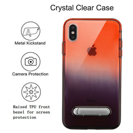Estuche Para iPhone XS Max - Airium Hybrid - Rojo / Negro Airium