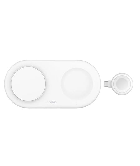Base de Carga Magnética Belkin 3 en 1 Qi2 15W - Blanco Belkin