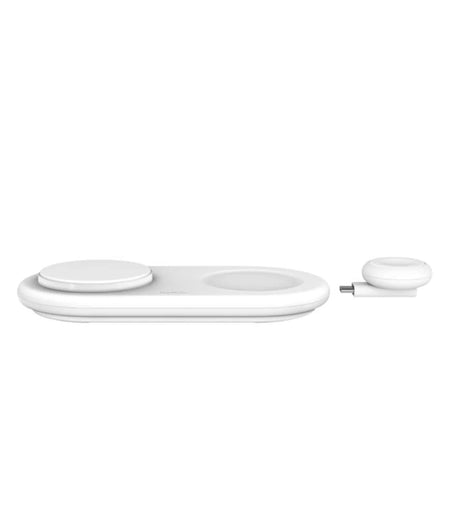Base de Carga Magnética Belkin 3 en 1 Qi2 15W - Blanco Belkin
