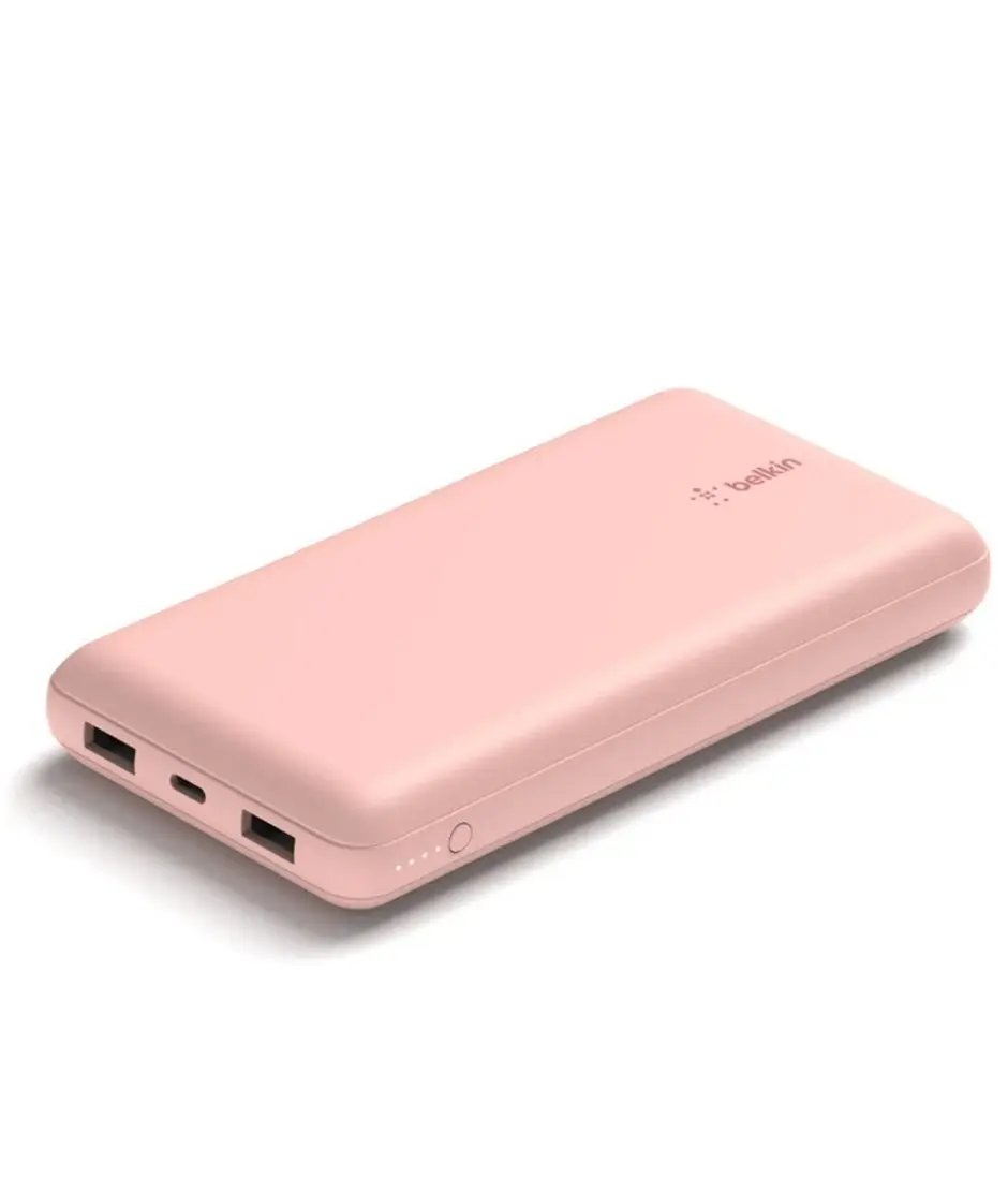 Belkin 20K Power Bank USB-A x2 USB-C 15W RG Belkin