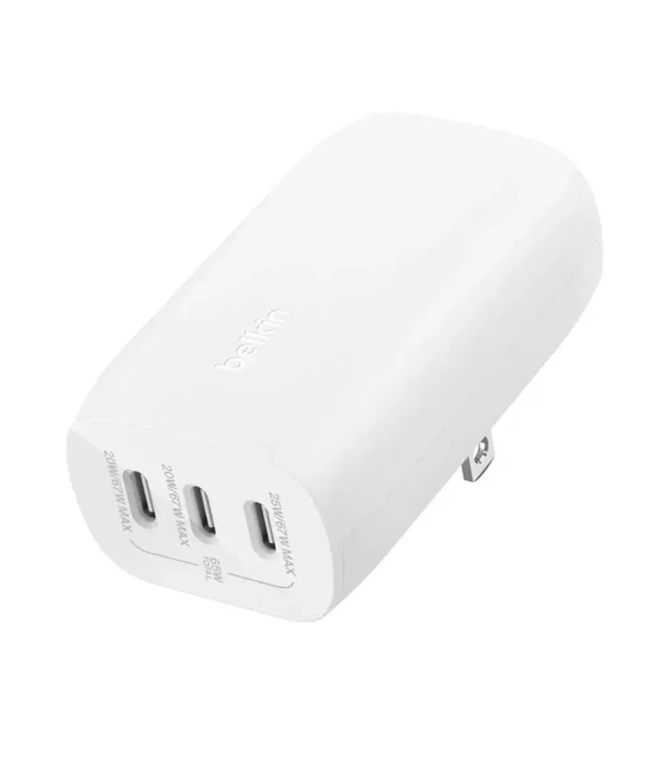 Belkin 67W USB-C PD PPS Wall Charger 3 USB C Belkin