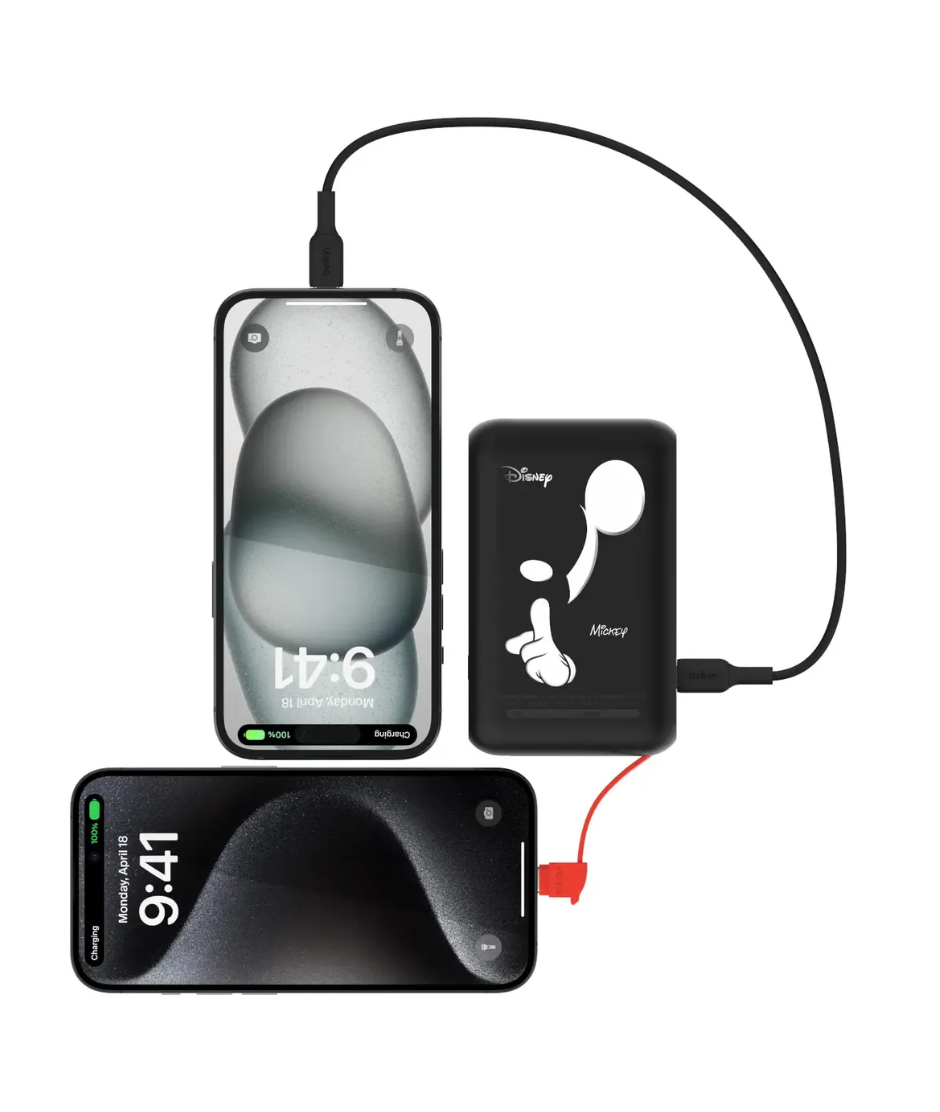 Belkin Mickey 10K Power Bank with 20W PD + Integrated USB-C Belkin