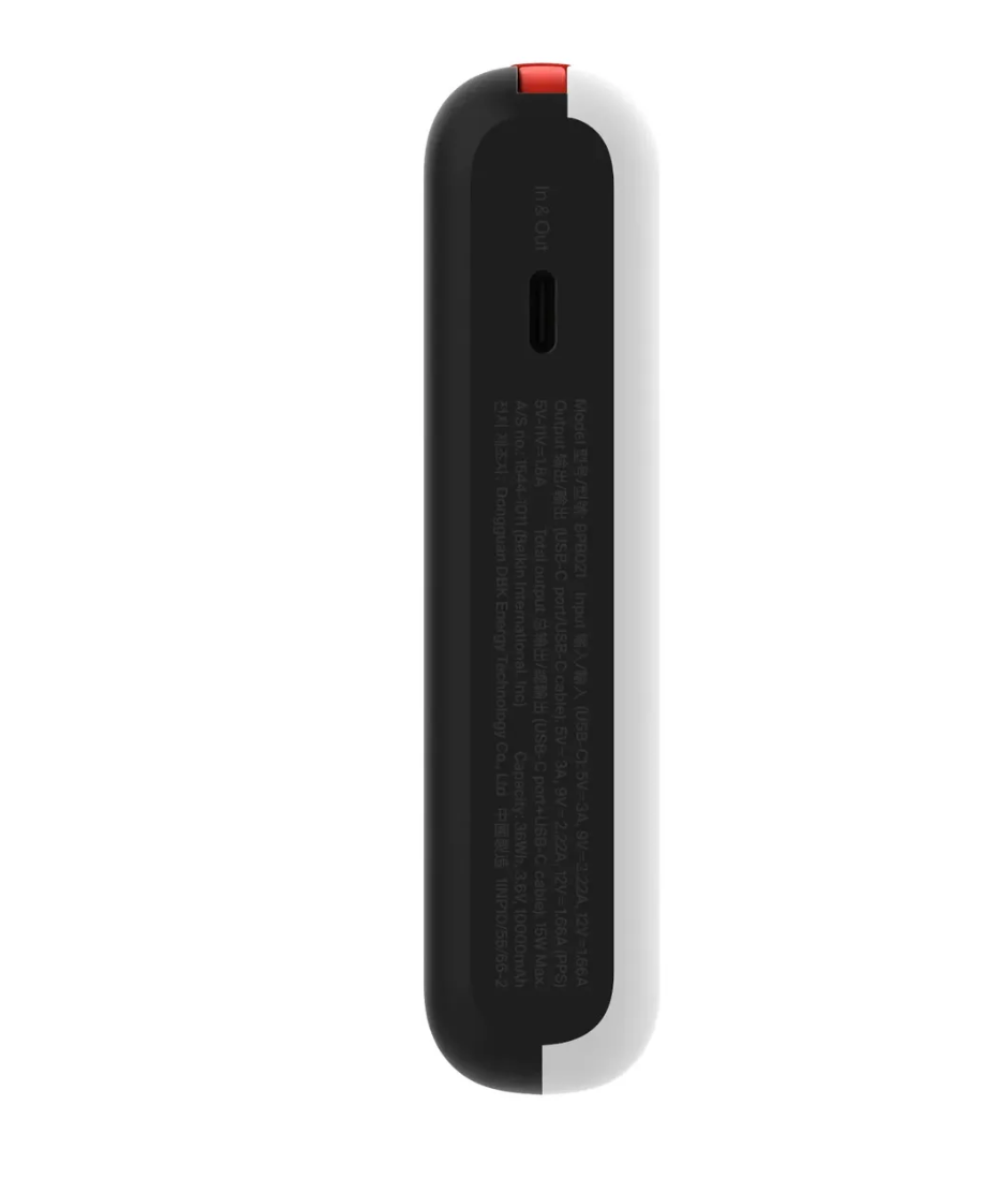 Belkin Mickey 10K Power Bank with 20W PD + Integrated USB-C Belkin