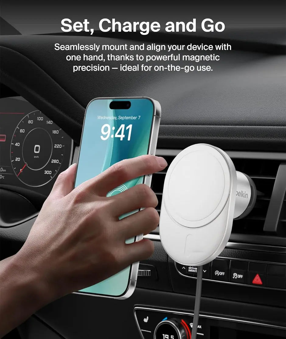 Belkin Qi2 15W Car Vent Mount Pro Belkin