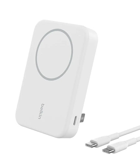 Belkin Qi2 15W Power Bank 5.000 mAh Stand White Belkin