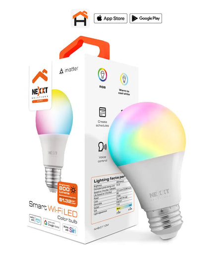 Bombilla LED inteligente Wi-Fi® 110V - A19  1PK NEXXT
