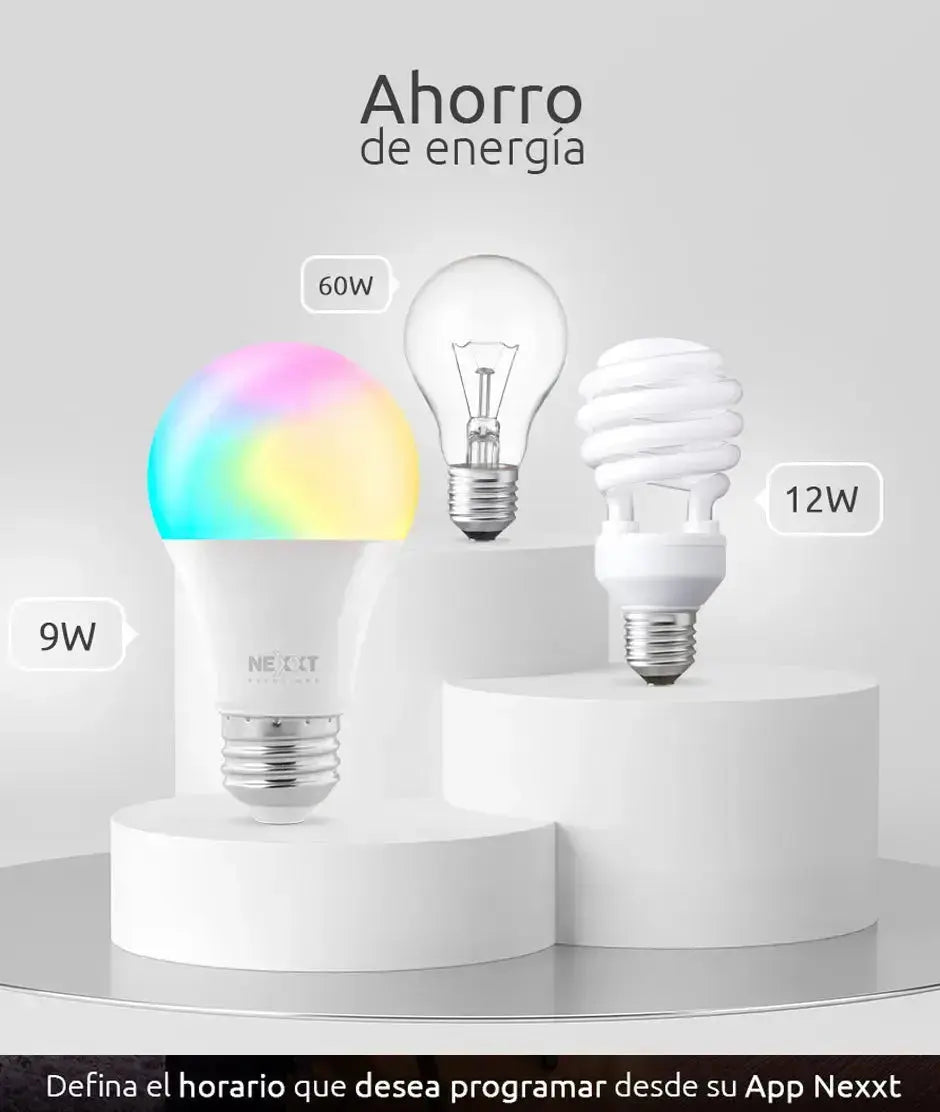 Bombilla LED inteligente Wi-Fi® 110V - A19 2PK NEXXT