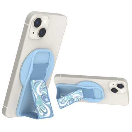 CLCKR Soporte para teléfono y agarre para MagSafe - Paisley Swirl Clckr