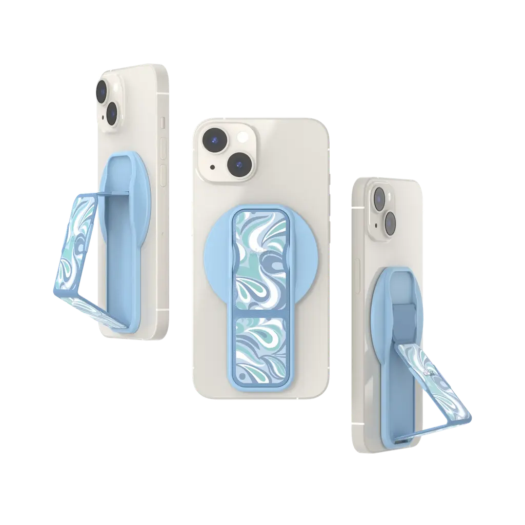 CLCKR Soporte para teléfono y agarre para MagSafe - Paisley Swirl Clckr