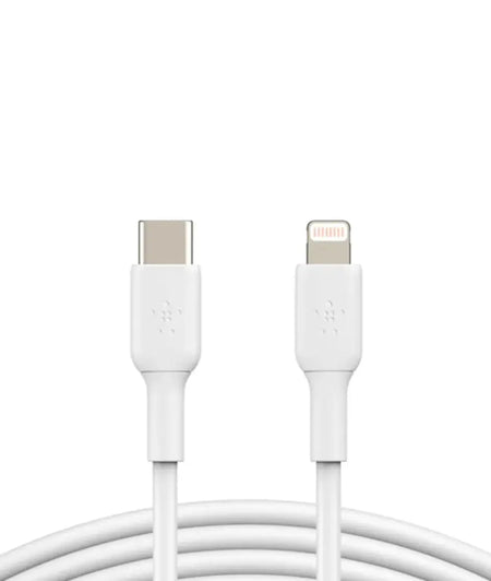 Cable BELKIN USB-C a Lightning 1.0 Metro Blanco Belkin