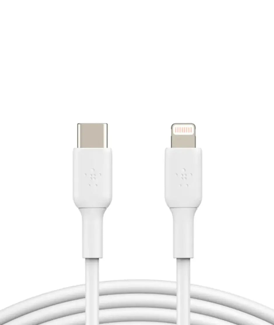 Cable BELKIN USB-C a Lightning 1.0 Metro Blanco Belkin
