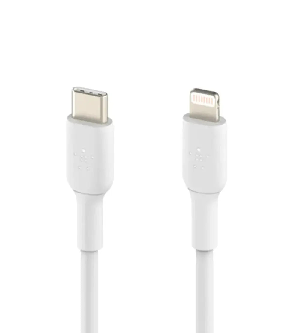 Cable BELKIN USB-C a Lightning 1.0 Metro Blanco Belkin