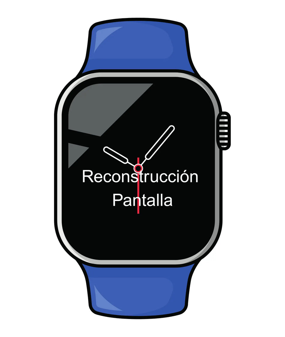 Cambio de Cristal (reconstrucción de pantalla) para Apple Watch 4 44 mm