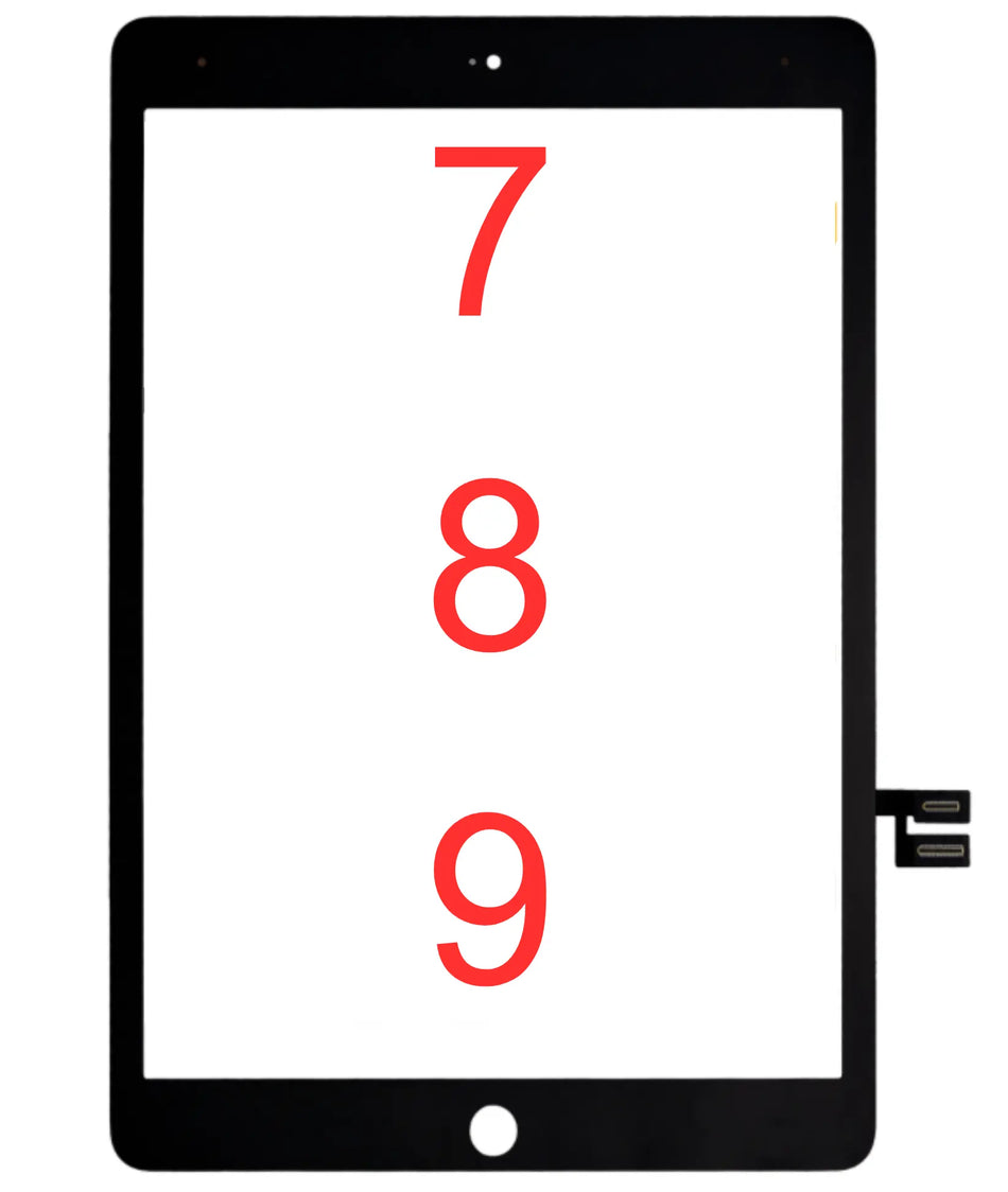 Cambio de Pantalla iPad 7 8 y 9 A2197 A2200 A2198 / A2270 A2428 A2429 A2430 / A2602 A2604 A2603 A2605