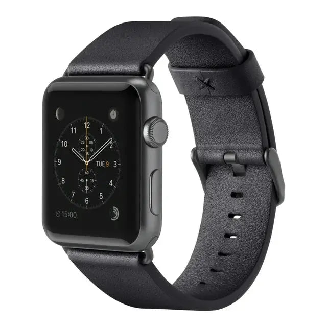 Correa Belkin Classic de piel italiana para Apple Watch - 38mm - Negro Belkin
