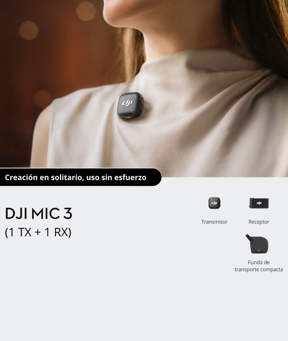 DJI Mic 3 1 TX + 1RX DJI