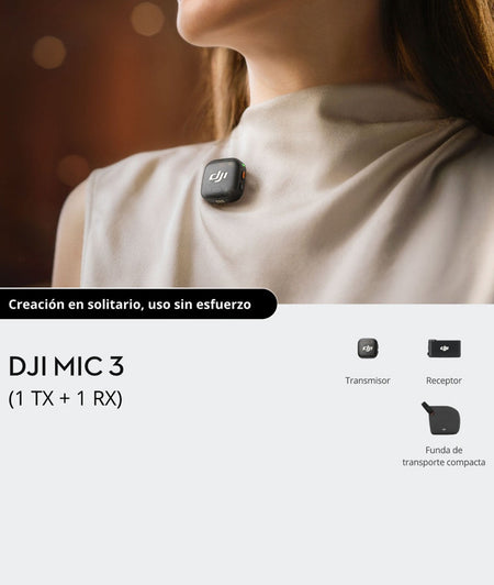DJI Mic 3 1 TX + 1RX DJI