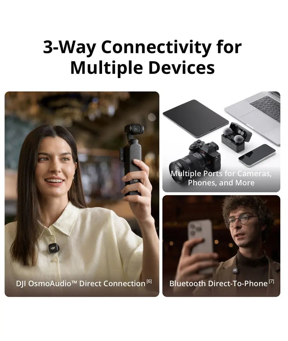 DJI Mic 3 2 TX + 1 RX + Charging Case DJI