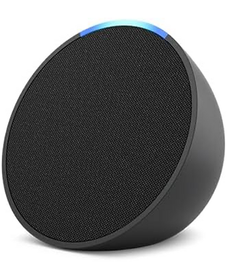 Echo Pop - Parlante inteligente y compacto con sonido definido y Alexa - Carbón Amazon