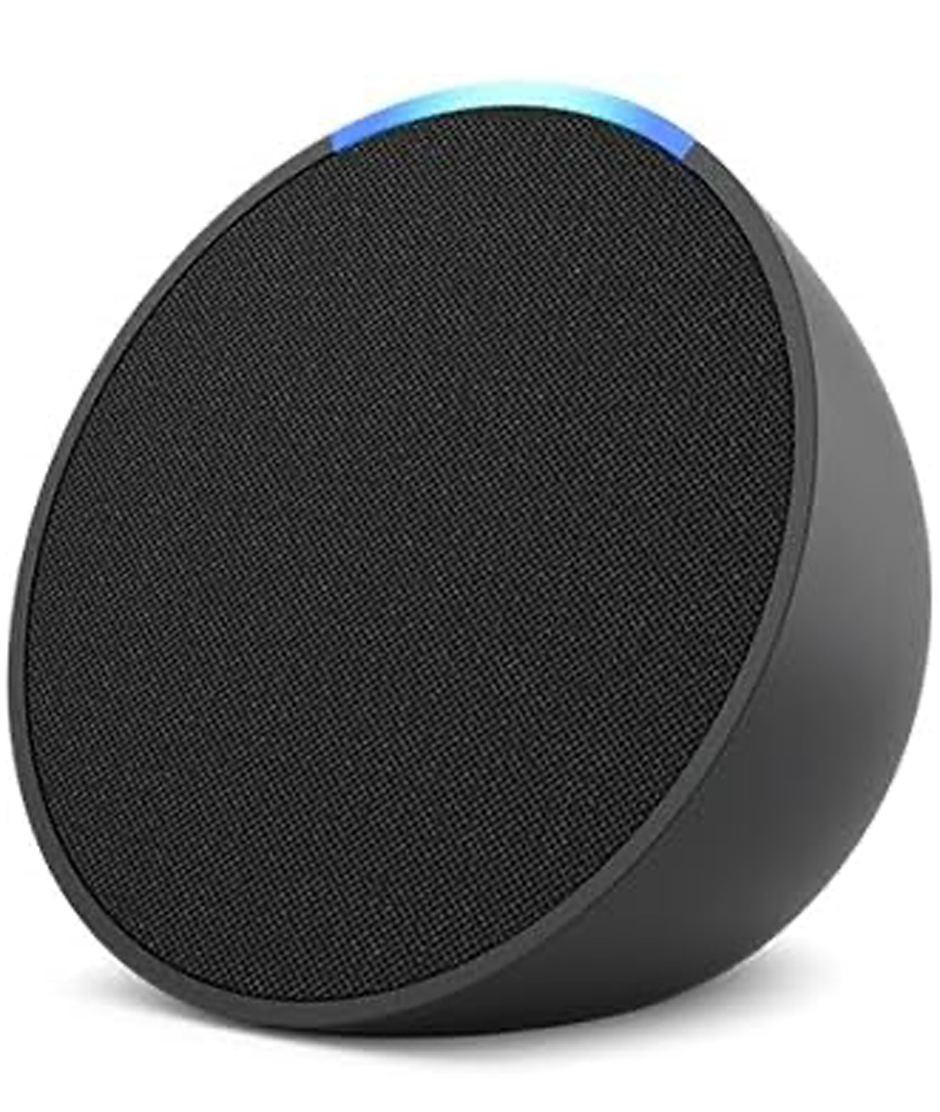 Echo Pop - Parlante inteligente y compacto con sonido definido y Alexa - Carbón Amazon