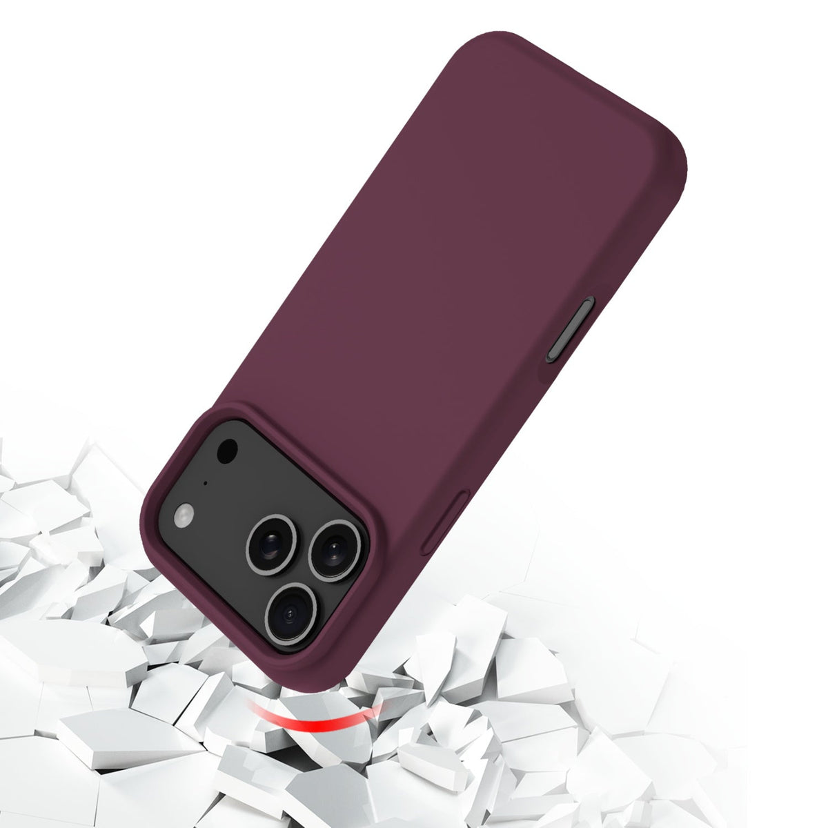 Estuche Baseline Essence Series de silicona MagSafe para iPhone 18 Pro Max / 17 Pro Max - Vino
