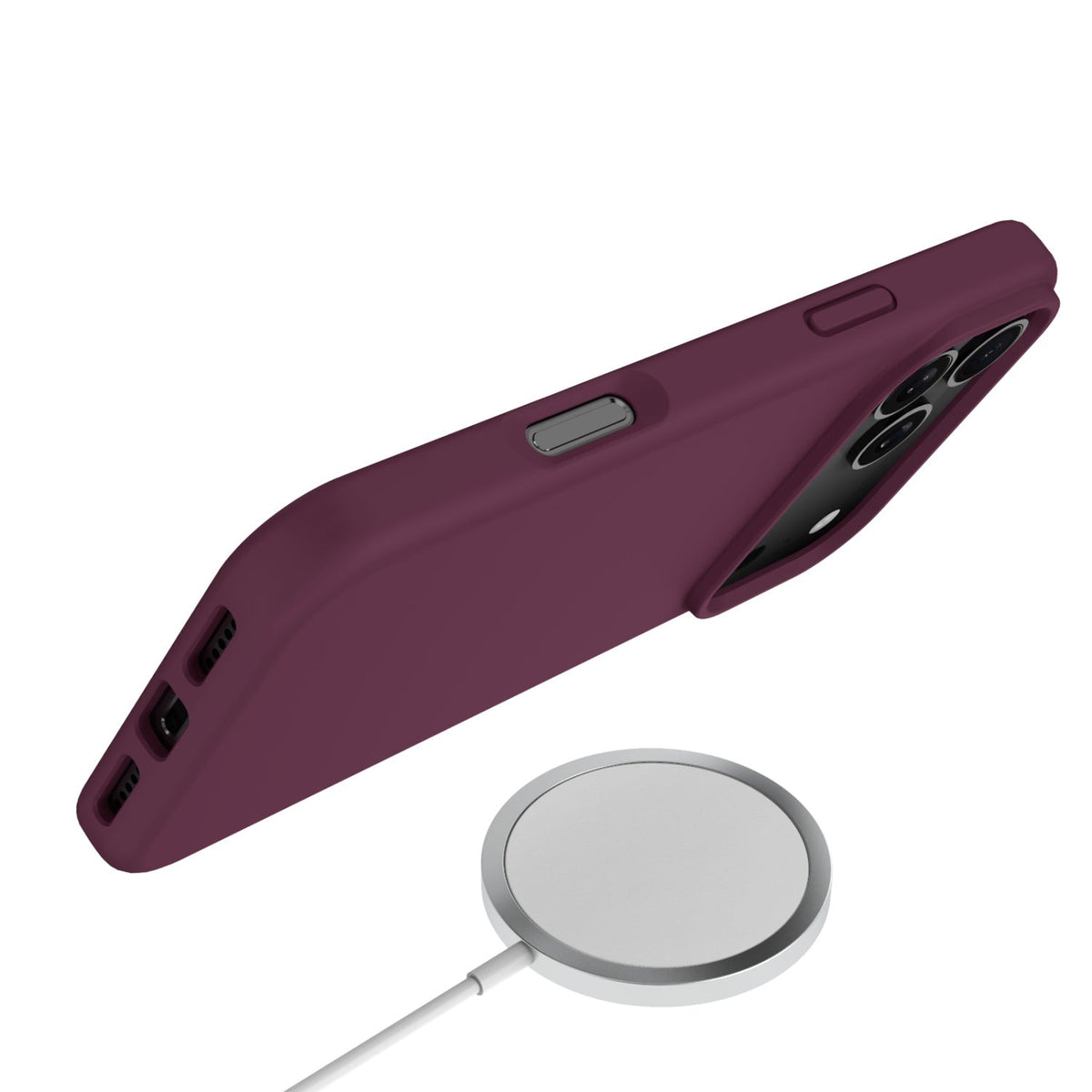 Estuche Baseline Essence Series de silicona MagSafe para iPhone 18 Pro Max / 17 Pro Max - Vino