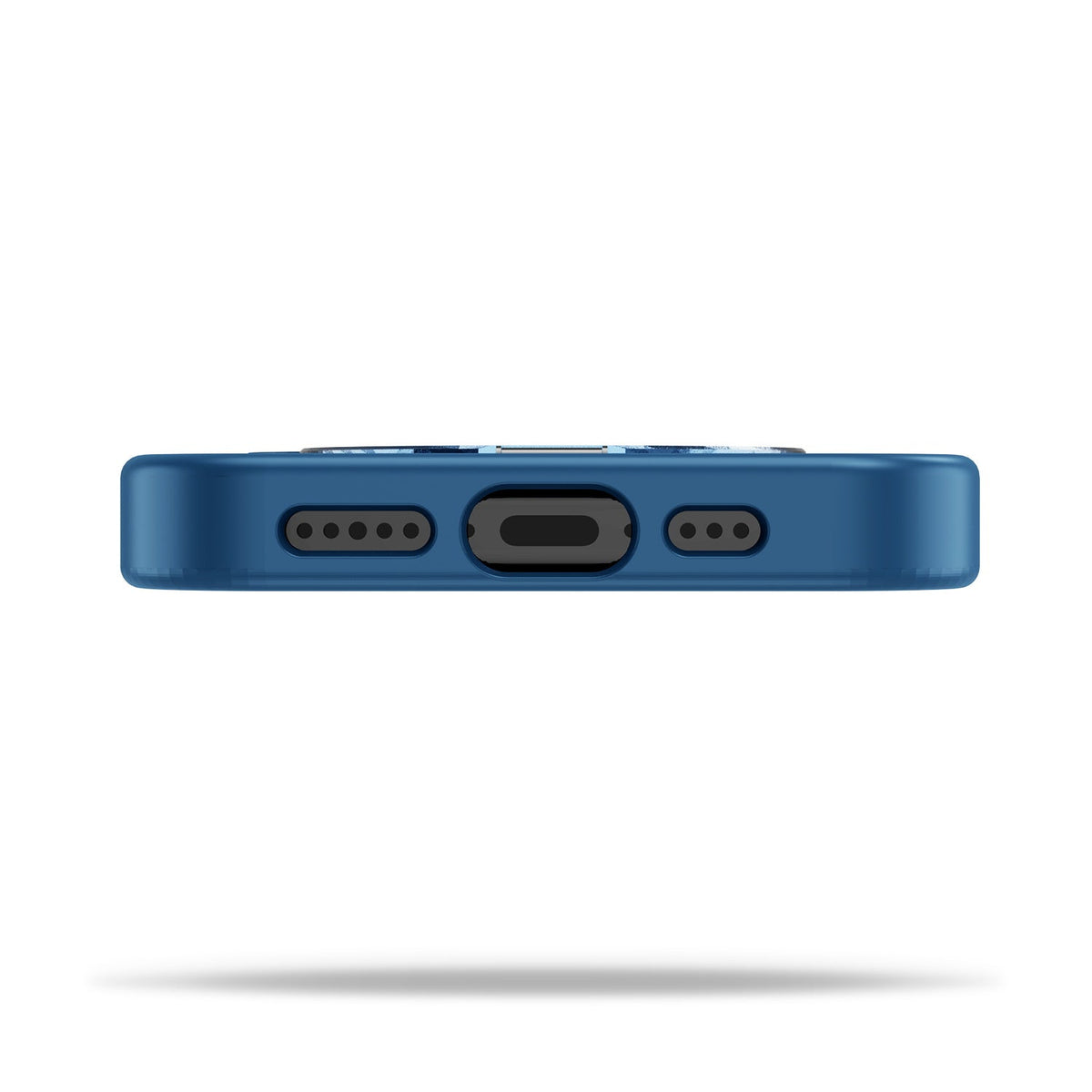 Estuche Baseline RingRound con soporte giratorio 360° MagSafe para iPhone 17e / 16e / 14 / 13 - Azul
