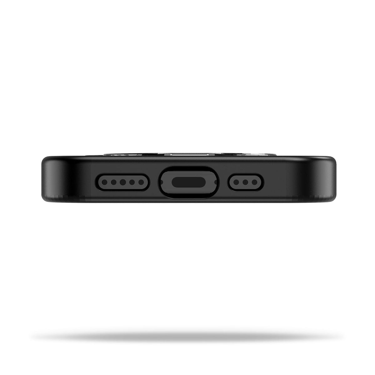 Estuche Baseline RingRound con soporte giratorio 360° MagSafe para iPhone 17e / 16e / 14 / 13 - Negro