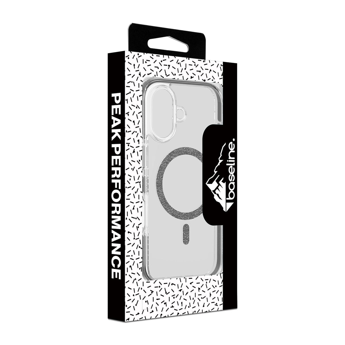 Estuche Baseline Shimmer Series MagSafe para iPhone 17 - Negro