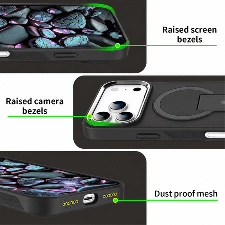 Estuche EDGE HaloStand MagSafe para iPhone 18 Pro Max / 17 Pro Max - Negro