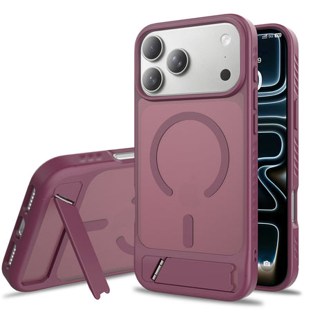 Estuche EDGE Mag Pro con soporte para iPhone 18 Pro Max / 17 Pro Max - Rojo cereza
