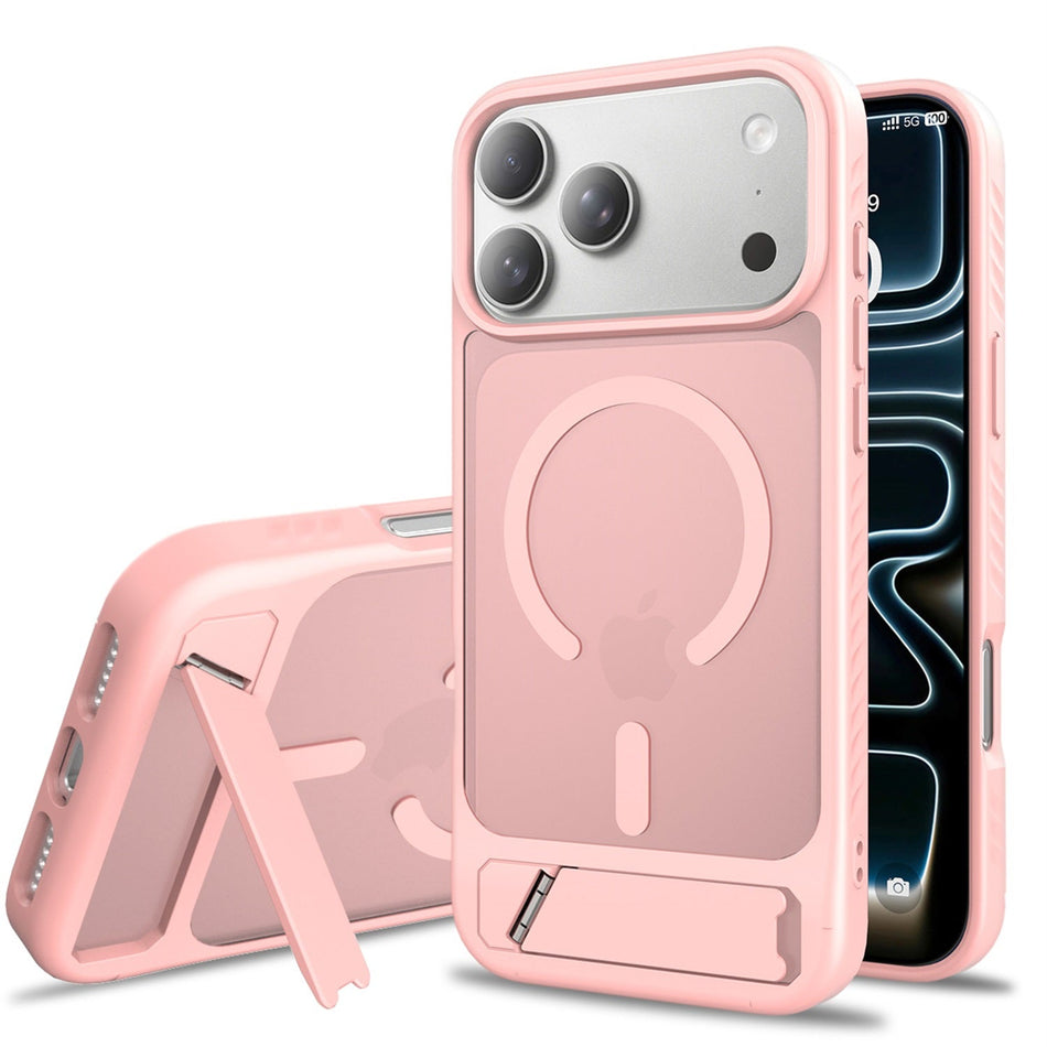 Estuche EDGE Mag Pro con soporte para iPhone 18 Pro Max / 17 Pro Max - Rosado claro