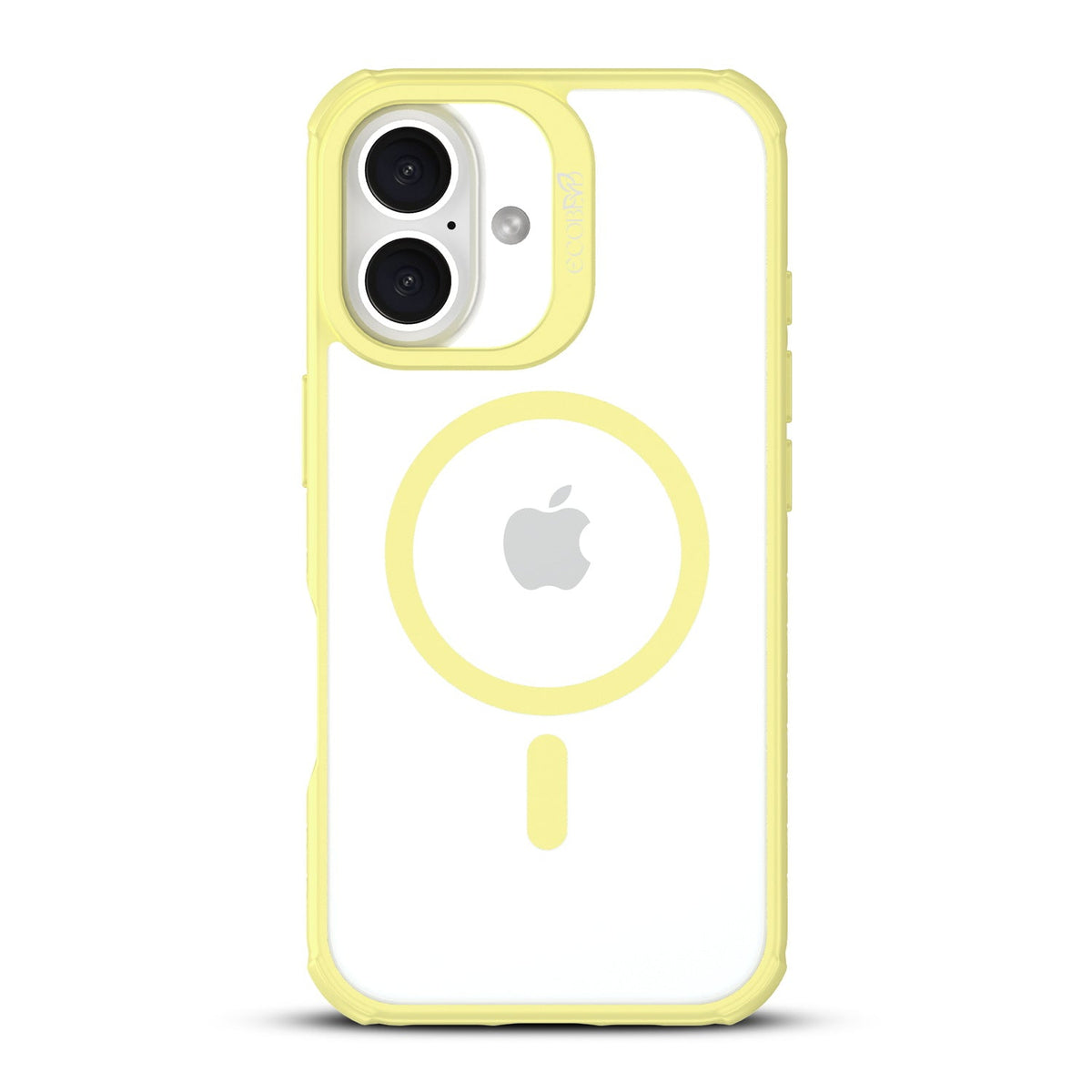 Estuche EcoBlvd Revive Collection para iPhone 16 - Amarillo (100% compostable, a base de plantas)