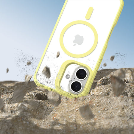 Estuche EcoBlvd Revive Collection para iPhone 16 - Amarillo (100% compostable, a base de plantas)