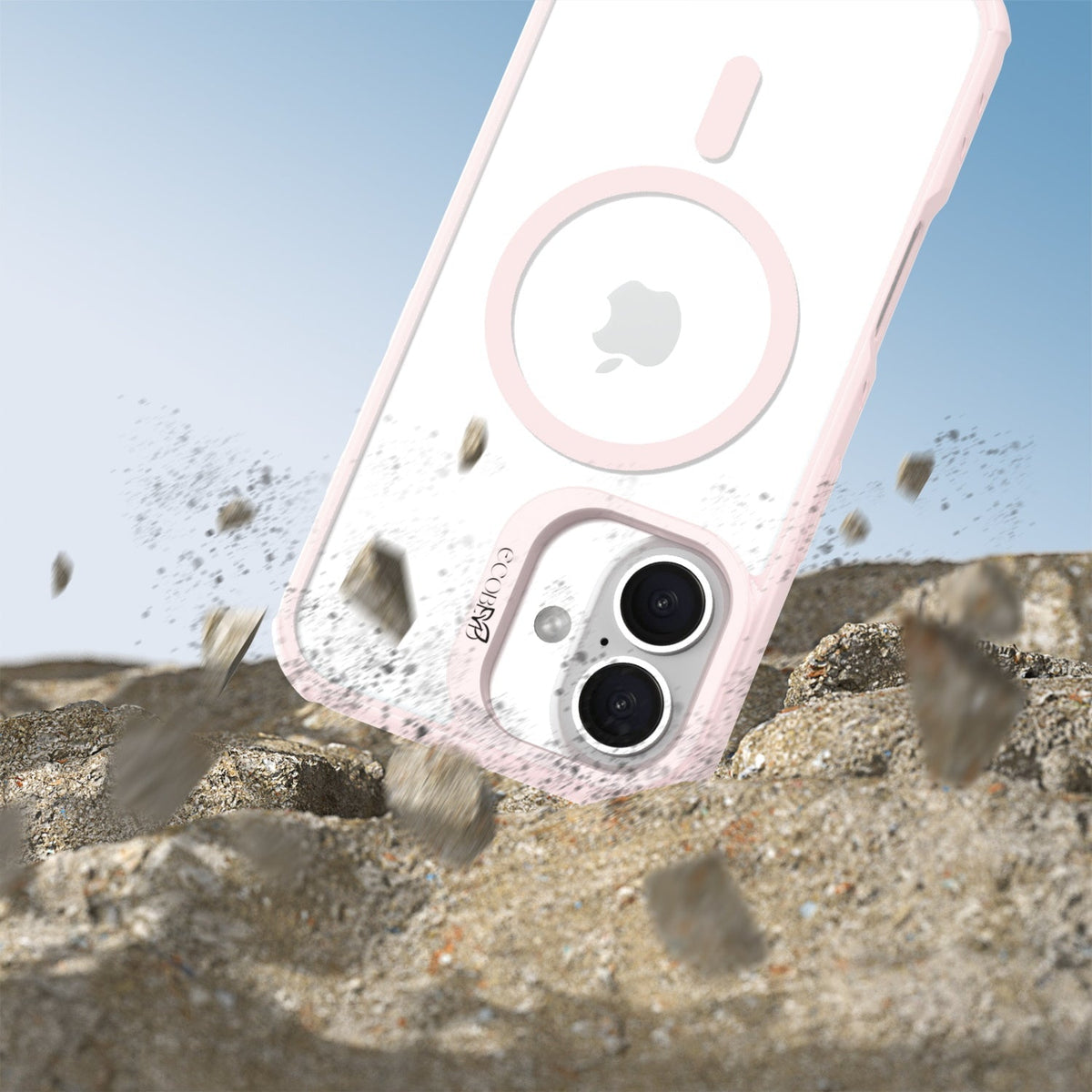 Estuche EcoBlvd Revive Collection para iPhone 16 - Rosado (100% compostable, a base de plantas)