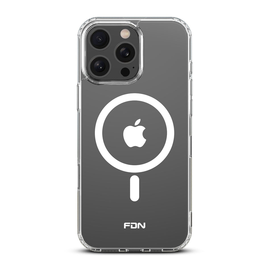 Estuche FDN Clear Series MagSafe para iPhone 16 Pro Max - Transparente
