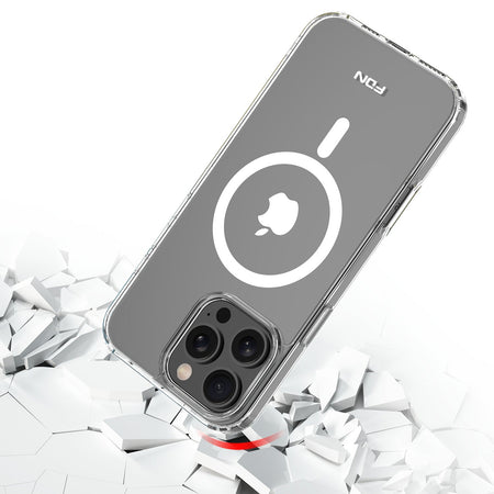 Estuche FDN Clear Series MagSafe para iPhone 16 Pro Max - Transparente