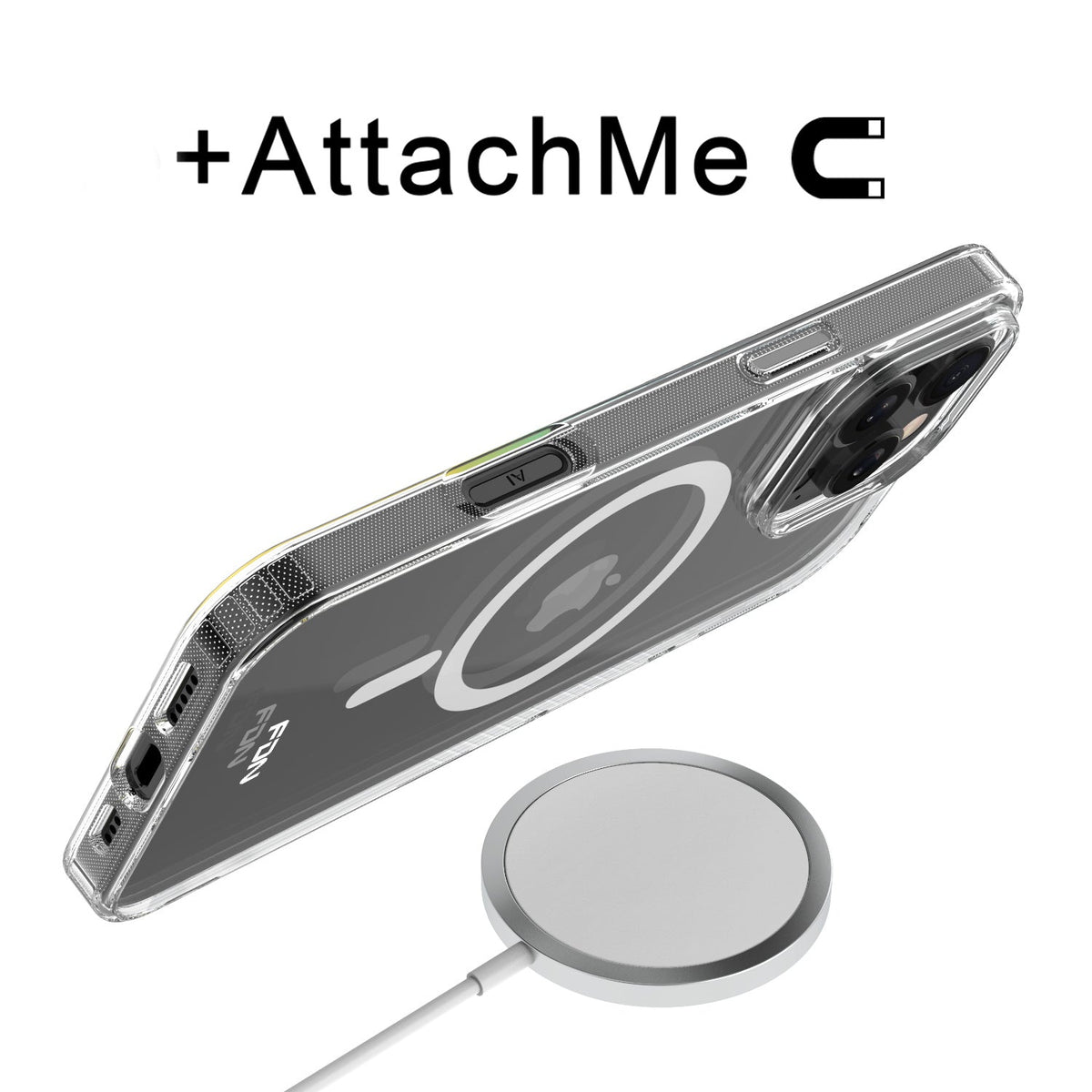 Estuche FDN Clear Series MagSafe para iPhone 16 Pro Max - Transparente