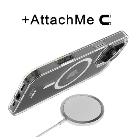 Estuche FDN Clear Series MagSafe para iPhone 16 Pro Max - Transparente